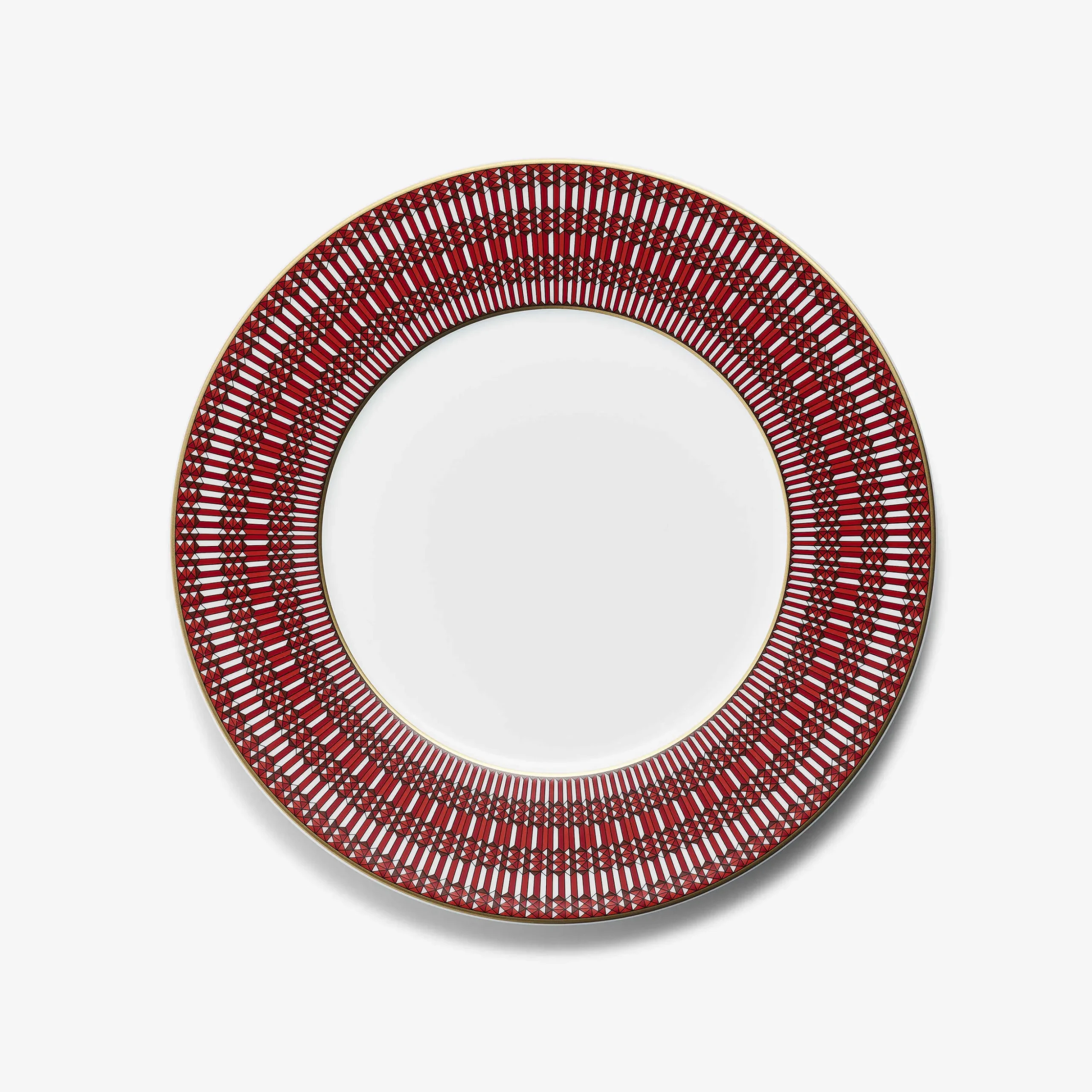 Arcadia Red Dinner Plates, Set of 2