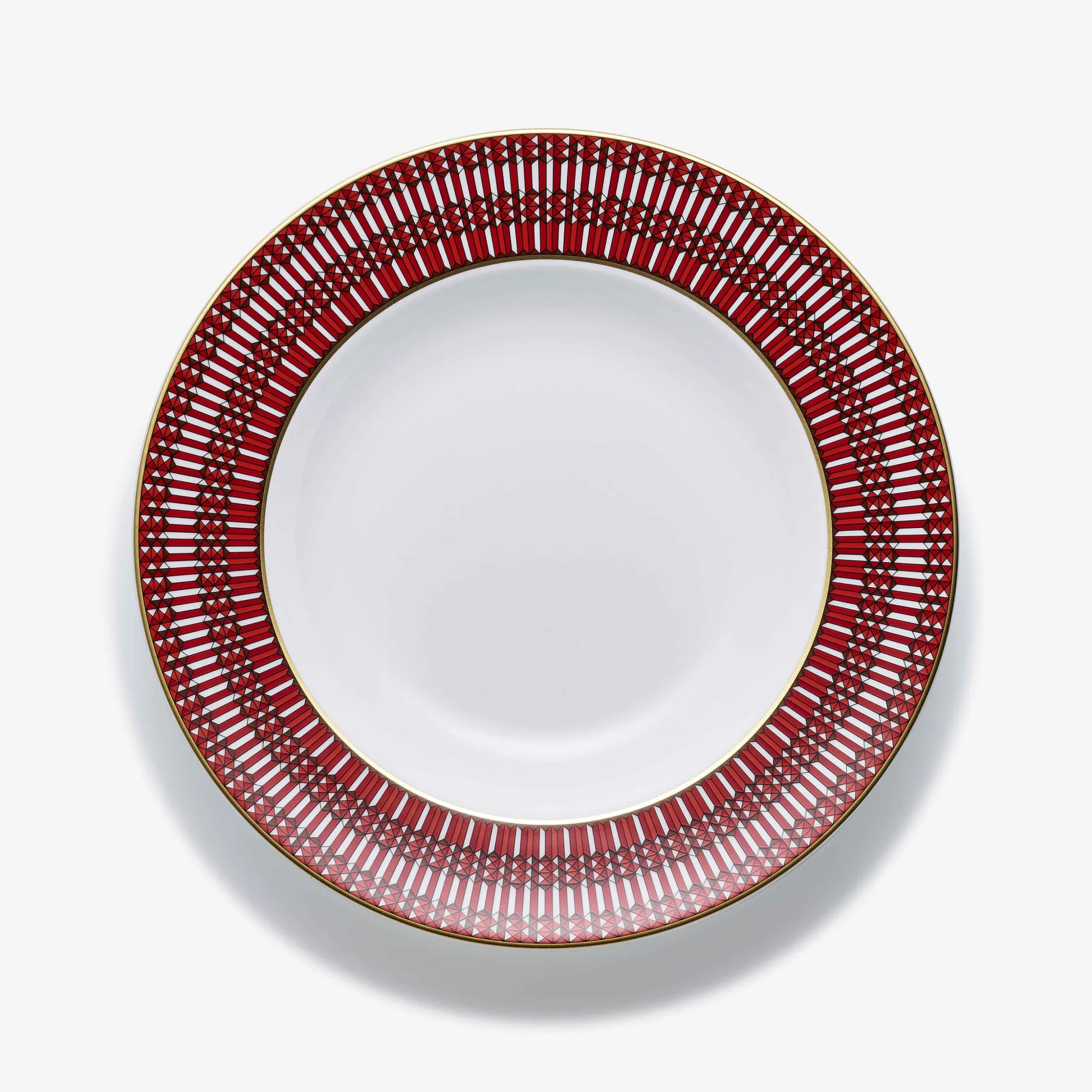 Arcadia Red Soup Bowls, Set of 2