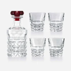 Louxor Tumblers & Carafe Bar Set