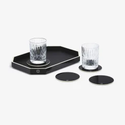 Octogone Tray S & Coaster X4 & Harmonie Tumblers | Baccarat United States