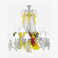 étrange Zénith Parrots Chandelier (15L)