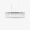 Tuile de Cristal Piccadilly Chandelier Rectangular S