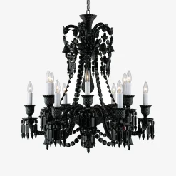 Zénith Chandelier Black (12L)