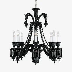 Zénith Chandelier Black (8L)