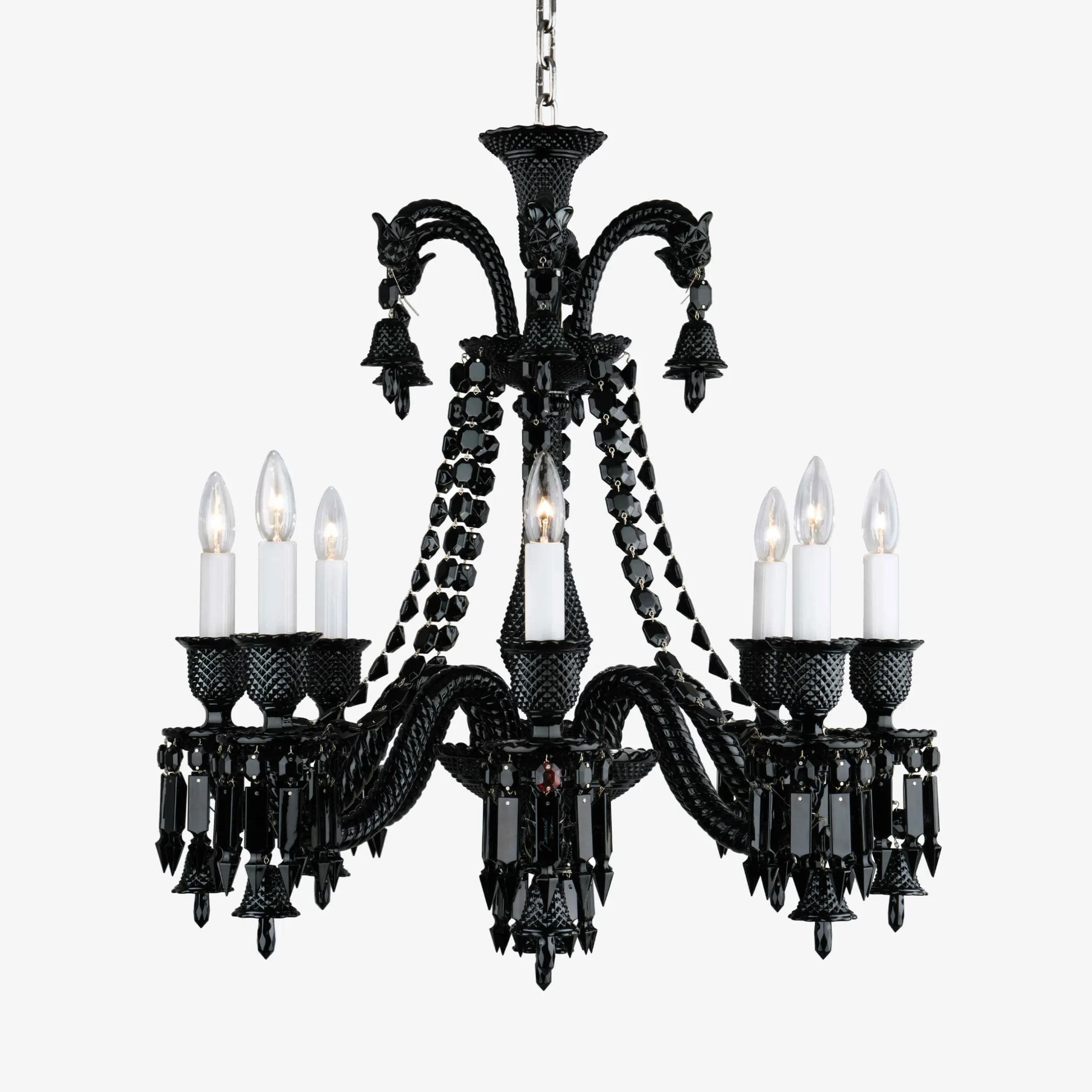 Zénith Chandelier Black (8L)