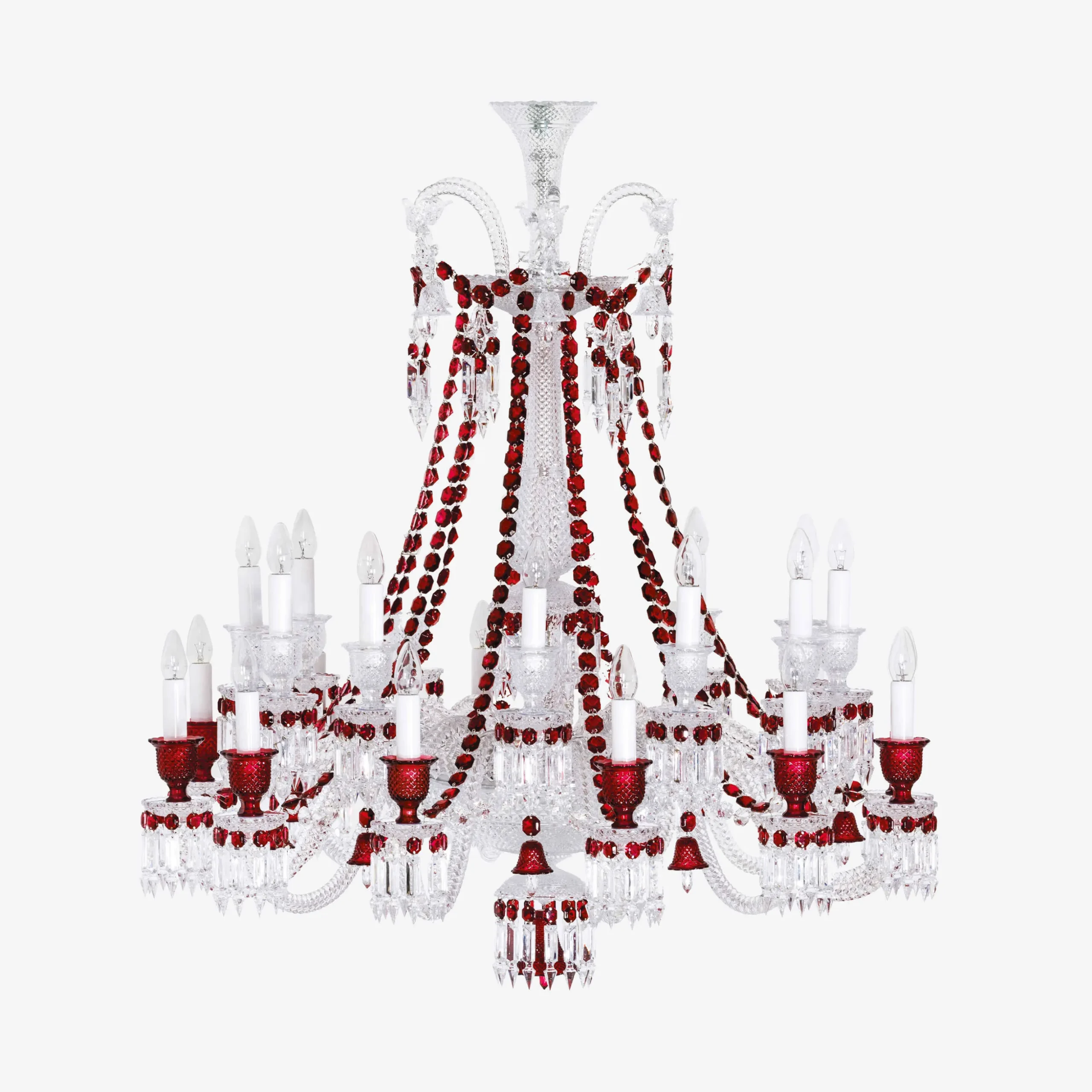 Zénith Chandelier Red (24L)