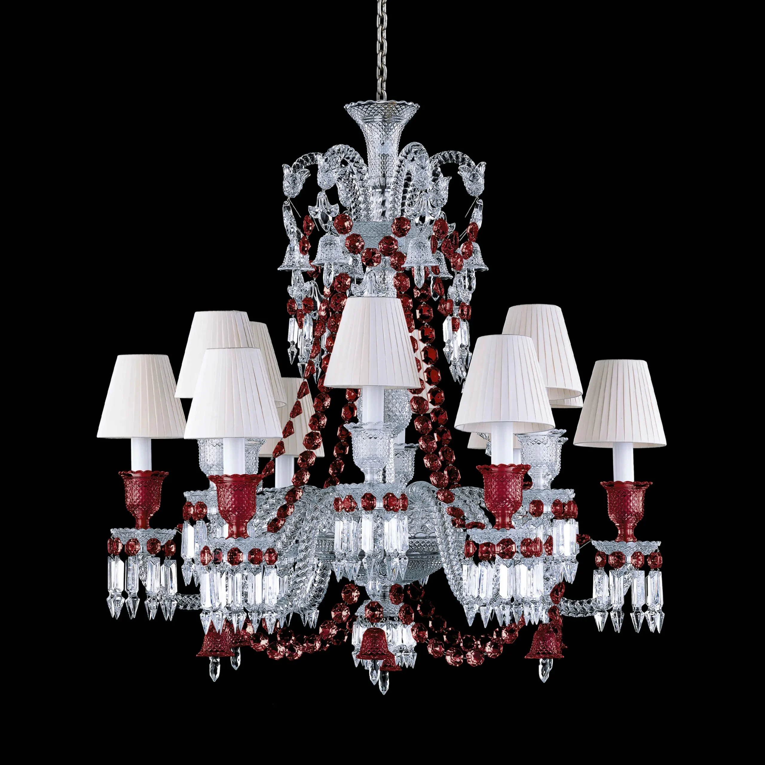 Zénith Chandelier Red (12L)