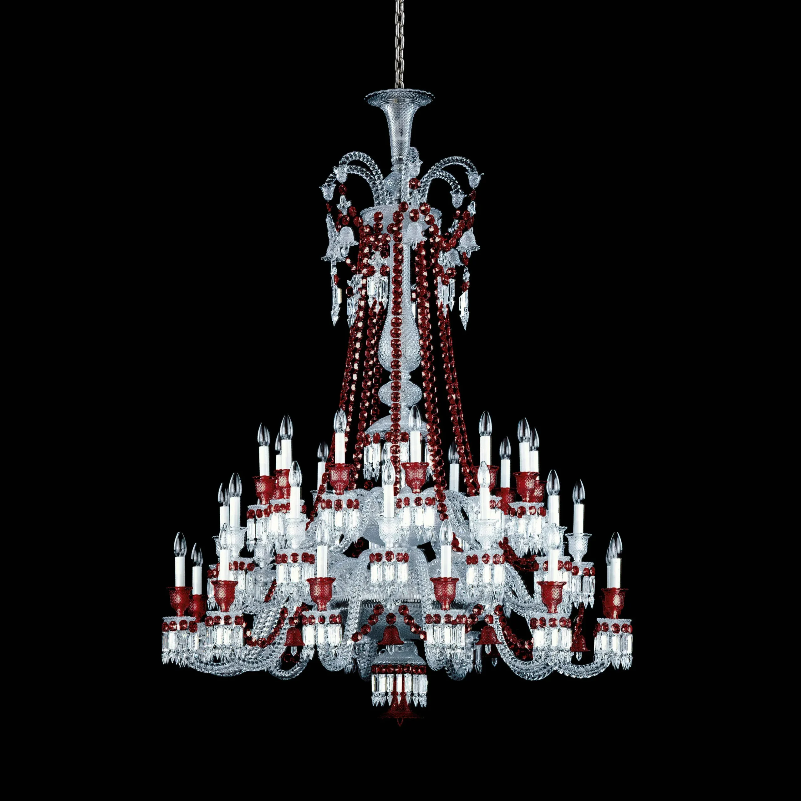 Zénith Chandelier Red (36L)