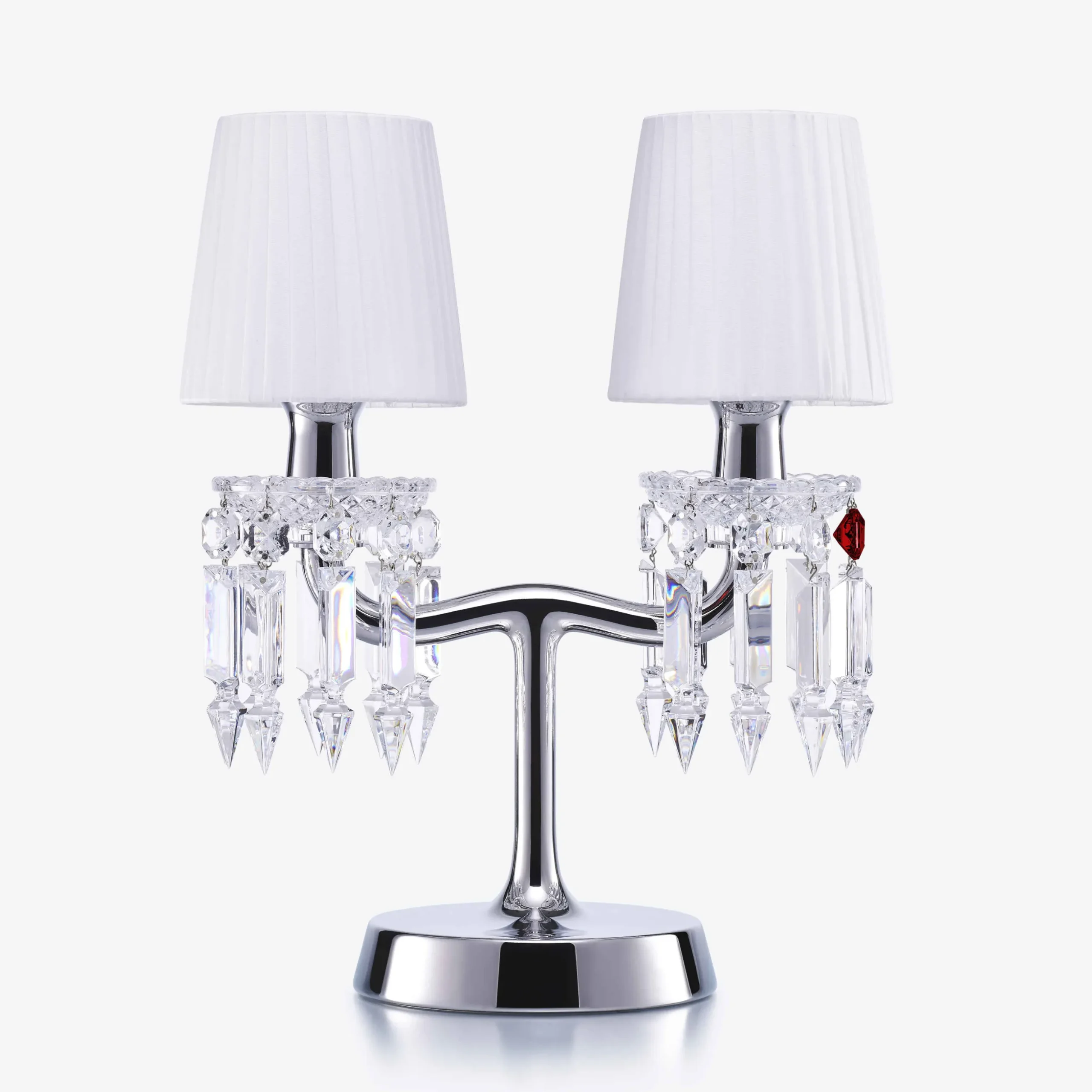 Zénith Nomade Lamp Chrome (02L) & Lampshades S | Baccarat United States